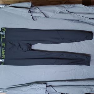 Layer 8 compression tights. L black, quick dry athletic running tights b…